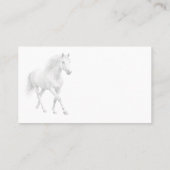 Carte de visite pour professeur d'équitation et en (Dos)