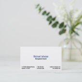 Carte de visite pour professionnels indépendants (Debout devant)