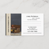 Carte de visite pour rendez-vous de professeur de  (Dos)