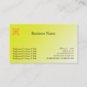 Carte de visite pour rendez-vous général