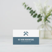 Carte de visite pour rénovation de maison (Debout devant)