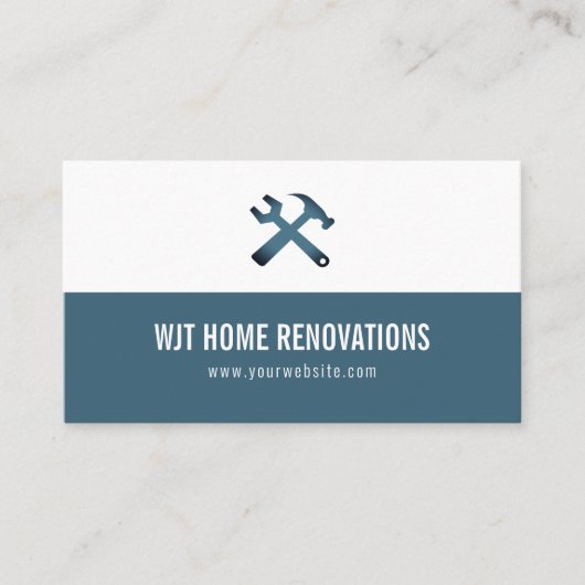 Carte de visite pour rénovation de maison (Devant)