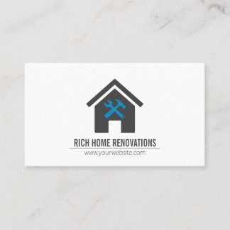Carte de visite pour rénovation de maison