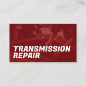 Carte de visite pour réparation de transmission (Devant)