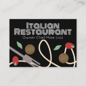 Carte de visite pour restaurant de camion alimenta (Devant)