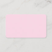 Carte de visite pour retouches (Dos)
