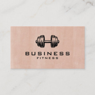 Carte de visite pour salle de sport Boho / Entraîn
