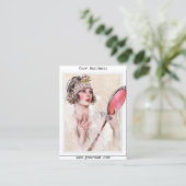 Carte de visite pour salon de beauté 2 (Debout devant)