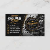 Carte de visite pour salon de coiffure | Modifiabl (Dos)