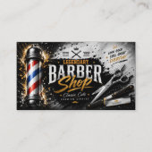 Carte de visite pour salon de coiffure | Modifiabl (Devant)