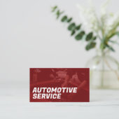 Carte de visite pour service automobile (Debout devant)