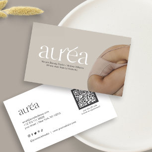 Carte de visite pour service de beauté
