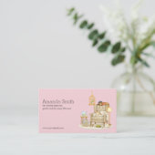 Carte de visite pour service de garde d'animaux et (Debout devant)