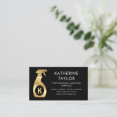 Carte de visite pour service de nettoyage (Debout devant)