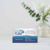 Carte de visite pour services automobiles (Debout devant)