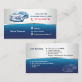 Carte de visite pour services automobiles (Devant / Derrière)