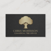 Carte de visite pour services d'arbre commerciaux (Devant)