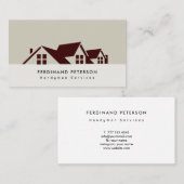 Carte de visite pour services de bricolage à domic (Devant / Derrière)