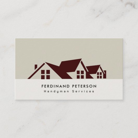 Carte de visite pour services de bricolage à domic (Devant)