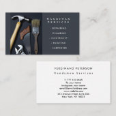 Carte de visite pour services de bricolage à domic (Devant / Derrière)