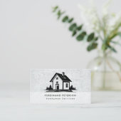 Carte de visite pour services de bricolage à domic (Debout devant)