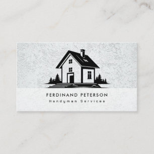 Carte de visite pour services de bricolage à domic