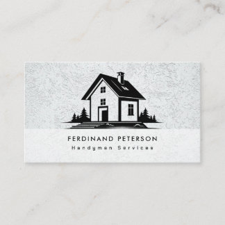 Carte de visite pour services de bricolage à domic