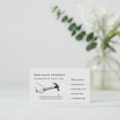 Carte de visite pour services de bricolage à domic (Debout devant)