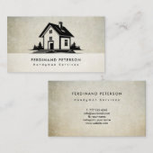 Carte de visite pour services de bricolage à domic (Devant / Derrière)