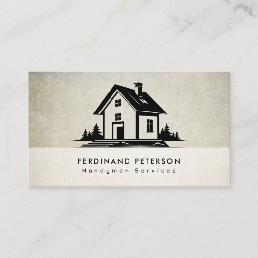 Carte de visite pour services de bricolage à domic (Devant)