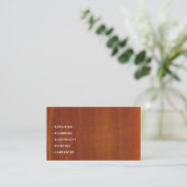 Carte de visite pour services de bricolage avec te (Debout devant)