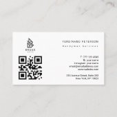 Carte de visite pour services de bricolage avec te (Dos)