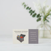 Carte de visite pour services de bricolage avec te (Debout devant)