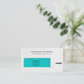 Carte de visite pour services de bricolage avec te (Debout devant)