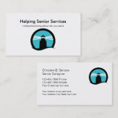 Carte de visite pour services de compagnie pour pe (Devant / Derrière)