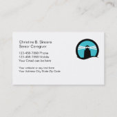 Carte de visite pour services de compagnie pour pe (Dos)