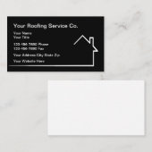 Carte de visite pour services de construction de t (Devant / Derrière)