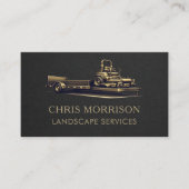 Carte de visite pour services de paysagisme (Devant)