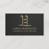 Carte de visite pour services de piscines commerci (Devant)