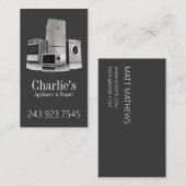 Carte de visite pour services de réparation d'appa (Devant / Derrière)