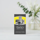 Carte de visite pour services de réparation d'appa (Debout devant)