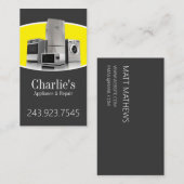 Carte de visite pour services de réparation d'appa (Devant / Derrière)