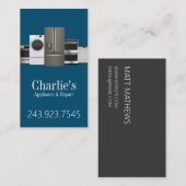 Carte de visite pour services de réparation d'appa (Devant / Derrière)
