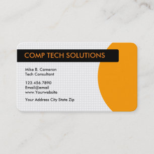 Carte de visite pour services de technologie