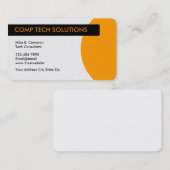 Carte de visite pour services de technologie (Devant / Derrière)