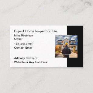Carte de visite pour services d'inspection de mais
