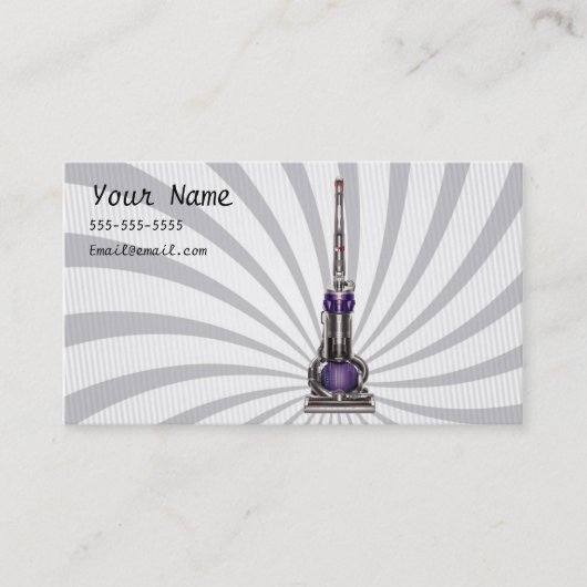 Carte de visite pour services ménagers (Devant)