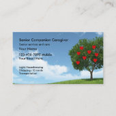 Carte de visite pour soignant senior (Devant)