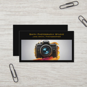 Carte de visite pour studio de photographie photog