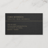 Carte de visite pour systèmes d'arrosage (Dos)